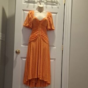 Elegant Orange Dress